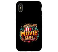 Film Staff Party Night Dietro la Scena Awesomeness Popcorn Custodia per iPhone X/XS