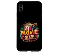 Film Staff Party Night Dietro la Scena Awesomeness Popcorn Custodia per iPhone XS Max