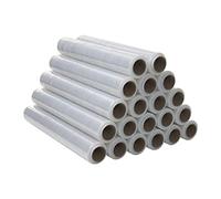 Film Trasparente per Imballaggio, Plastica Copritutto per Traslochi, Pellicola Adesiva Protettiva, Pellicola per Imballaggio per Coprire Mobili, Scatole di Cartone per Traslochi - Ofituria (20 pz)