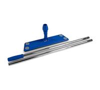 Filmop 172000A Spark Attrezzo per Panni impregnati cattura polvere con Lamelle in Gomma cm.40, con Manico cromato cm.140