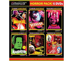Filmotronik Horror Pack - 6 DVD: Mahakaal + Veerana + Jaani Dushman + Blackenstein + Santo e Blue Demon contro Dracula e l'Uomo Lupo + Santo in la vendetta della mummia