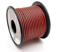 Filo 0,35mm² 22AWG Cavo Elettrico 2x30 metri tensione da 12 V a 300 V filo di rame stagnato a più fili può essere utilizzato per striscia luminosa a LED lampada a LED