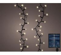 Filo 1000led Luce L2250cm Solare Twinkle Effe Filo Nero-Luce Bianca Calda-Da Est
