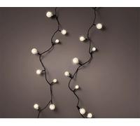 Filo 120led Cherry 3 Misure Filo Nero 900cm Bianco Caldo Da Esterno | Lumineo