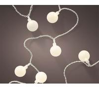 Filo 60led Cherry Xl Trasparente L900cm Cherry Bianca Opaca-Luce Bianco Caldo-E