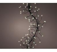 Filo 960microled Metal Cluster 6mt Esterno Tr 8 Funzioni-Filo Nero-Bianco Caldo