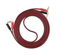 Filo Altoparlante in Rame Puro Hifi, Tappo Banana Ad Angolo Retto, Cavo Altoparlante 200, Cavo Altoparlante Nero Rosso per Decorazione Domestica, Sala Conferenze e Luogo (3m)