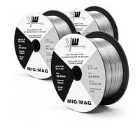 Filo Animato Senza Gas Ø 0,9 mm E71T-GS, 3 Bobine da 1 kg D100/S100, Filo Continuo Universale per Saldatrici MIG/MAG e FCAW, Acciaio al Carbonio - VECTOR WELDING