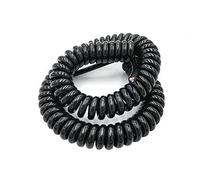 filo, cavo a spirale, Cavo a spirale telescopico, cavo a a molla da 2,5 m, può estendere i fili di trazione, a a(8 Core 20 AWG 0.5mm)