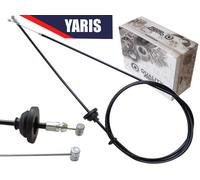 FILO CAVO TIRANTE CON GUAINA COMANDO APERTURA COFANO PER TOYOTA YARIS I II 99-14