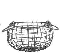 Filo Cestino -piccolo- Rotondo Ø 20 CM con Manici Di Esschert Design