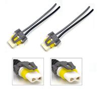 Filo Codino Femminile Ceramica 9005 HB3 Due Bardatura Testa Luce Alto Beam Presa