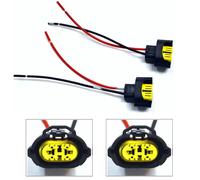 Filo Codino Femminile Y H8 Due Bardatura DRL IN Curva Lampadina Presa Lampada