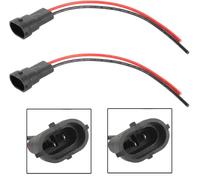 Filo Codino Maschile H11 Due Bardatura Testa Luce Basso Fascio Alogena Bulb Plug