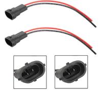 Filo Codino Maschile H11 Due Bardatura Testa Luce Basso Fascio Alogena Bulb Plug