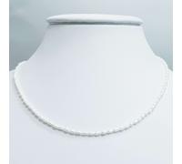 Filo COLLANA PERLE BAROCCHE WHITE Misura 2 mm Lunghezza 40 cm