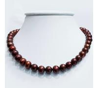 Filo COLLANA PERLE BIWA BROWN Misura da 11 a 12 mm Lunghezza 40 cm