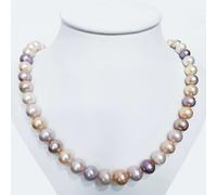 Filo COLLANA PERLE MULTICOLOR BIWA Misura da 11 a 13 mm Lunghezza 42 cm