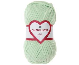 Filo Creative Chenillove Rico Design - 100 g - 09 - Menta
