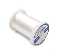 Filo da costruzione in plastica 75D, 100 m, per pesca a mosca, che supporta diverse tecniche di legatura e ami di dimensioni (bianco)