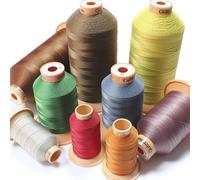 Filo da Cucire Gutermann Tera 60 | Cono 1800 m Poliestere Ritorto | Alta Resistenza per Pelle, Pelletteria, Calzature, Mobili Imbottiti, Zaini, Teloni | Colore a Scelta