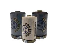 filo da cucito a macchina N.50 qualita top oro 1000Yds - 915 metri cotone egiziano (mix2 - grigio-moro-beige)