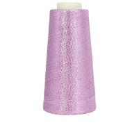 Filo da cucito bifacciale ultra fine tinto in oro e argento da 100 g - Poliestere ad alta resistenza for progetti di artigianato e cucito domestico(Pinkpurple)