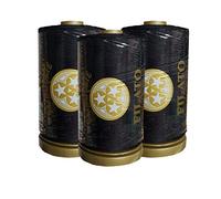 Filo da cucito tre stelle marca oro (Nero, 3x)