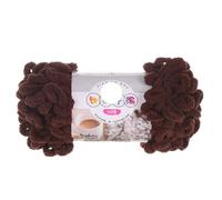 filo da gancio, 3 pezzi da 100 g/rotolo di filato in poliestere for dita, filato spesso intrecciato a mano for lavori a maglia e uncinetto fai da te, coperte e maglioni(6619 Coffee)