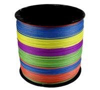 Filo Da Pesca 12 Lenza da pesca intrecciata Lunghezza 500 m/300 m/100 m Diametro: 0,14 mm-0,55 mm Dimensioni 25-120 libbre Linea galleggiante in PE intrecciato(Multicolor,500M-0.32MM-50LB)