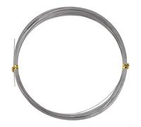 Filo da pesca a prova di morso in acciaio inossidabile 304 per luccio d'acqua salata per squali - Esca flessibile anti torsione marrone bobina 10 m (13,6 kg)