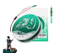 Filo da pesca a treccia, 8 fili, super resistente, resistente all'abrasione, non sbiadisce, non si allunga, per uomini, mare e acqua salata