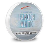 Filo Da Pesca Carbon White 0.12 Mm 50 M Fluorocarbon Ideale per Tutte Tecniche