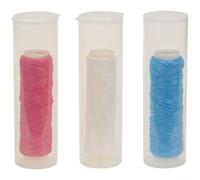Filo da pesca elastico Firewire da 100 m, per pesca in mare, con bobina di filo di nylon per fissare esche morbide, tra cui gamberetti e cozze (bianco+blu+rosa)
