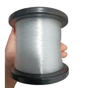 Filo da Pesca Lenza da pesca giapponese super resistente con rivestimento in fluorocarbonio, 500 m, 0,60/0,70/0,80 mm, for la in mare(500m clear,0.60mm-57.9LB)