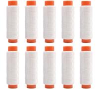 Filo da pesca monofilamento, 10 pezzi, 250 m, trasparente, invisibile, per decorazioni da appendere, artigianato, ornamenti, palloncini, lanterne (arancione)