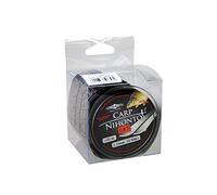 Filo da pesca per pesca alla carpa, 600 m, nero opaco, molto liscio, disponibile da Ø 0,22 a 0,40 mm (diametro 0,30 mm/portata 10,90 kg)