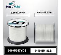 Filo da pesca super resistente disponibile in 328 iarde, 547 iarde, 300 , con un design multifilamento PE a 8 che all'abrasione, per lunghi e fluidi a distanza con da 12, 25, 40, 60 e 80 libbre