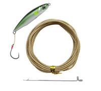 Filo Da Pesca Trecciato Multifilamento Corda PE 54/113 kg per Pesca a Jig e | Lenze Con Nucleo Cavo Interno Adatto a papà donne uomini ragazzo maschio marito ruscello stagno mare lag