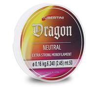 Filo da Pesca Tubertini Dragon Neutral in Nylon Ideale per Lo Spinning Surfcasting Carpfishing Trota Lago Resistente al Nodo con POCA Elasticit