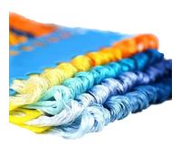 Filo da Ricamo 30/50/100/500 matasse di Seta Ricamo Filo da Fatto a Mano Fili a Punto Croce(1000 Skeins)