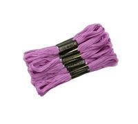 Filo da Ricamo 5/10/20/50 pz/Lotto Colori della Miscela di Cotone for Cucire Matasse Punto Croce Filo da Ricamo Interdentale Kit Strumenti Cucito Fai da Te(Purple,50Pcs)