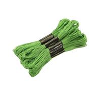 Filo da Ricamo 5/10/20/50 pz/Lotto Colori della Miscela di Cotone for Cucire Matasse Punto Croce Filo da Ricamo Interdentale Kit Strumenti Cucito Fai da Te(Green,50Pcs)