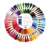 Filo Da Ricamo,50 Colori Fili da Ricamo Punto Croce Kit Filo per Braccialetti Punto Croce Kit da Ricamare Amicizia Braccialetti Mestieri