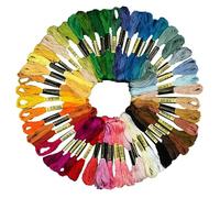 Filo Da Ricamo 50 matassine di filo da ricamo in cotone for punto croce, interdentale, for cucire, non ripetere il