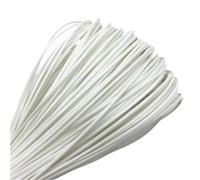 Filo da ricamo, Cowhide Leather Rope String, 1 Piece 5 Yards 2mm PU Multicolor for Jewelry Making and Craft(White)