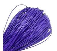 Filo da ricamo, Cowhide Leather Rope String, 1 Piece 5 Yards 2mm PU Multicolor for Jewelry Making and Craft(Purple)