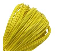 Filo da ricamo, Cowhide Leather Rope String, 1 Piece 5 Yards 2mm PU Multicolor for Jewelry Making and Craft(Yellow)