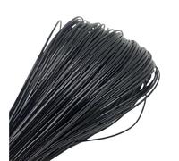 Filo da ricamo, Cowhide Leather Rope String, 1 Piece 5 Yards 2mm PU Multicolor for Jewelry Making and Craft(Black)
