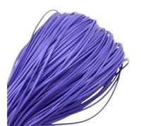 Filo da ricamo, Cowhide Leather Rope String, 1 Piece 5 Yards 2mm PU Multicolor for Jewelry Making and Craft(Light Purple)